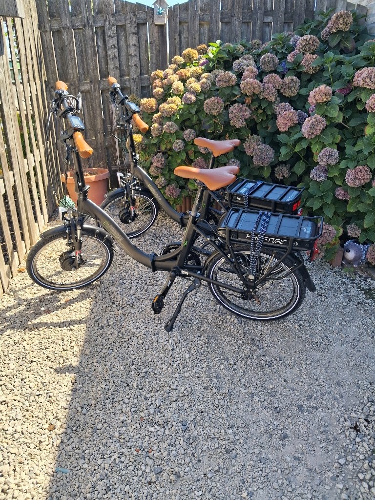 Elektrische vouwfiets Prestige als nieuw, Fietsen en Brommers, Fietsen | Vouwfietsen, Ophalen, Zo goed als nieuw, Totaal opvouwbaar