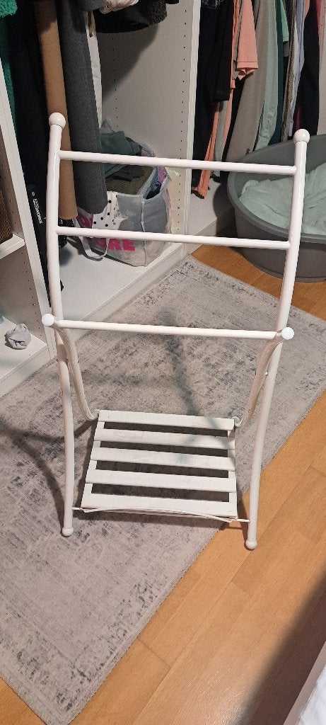 Porte-serviettes/porte-vêtements sur pied, Maison & Meubles, 25 à 50 cm, Moins de 100 cm, Enlèvement, Utilisé
