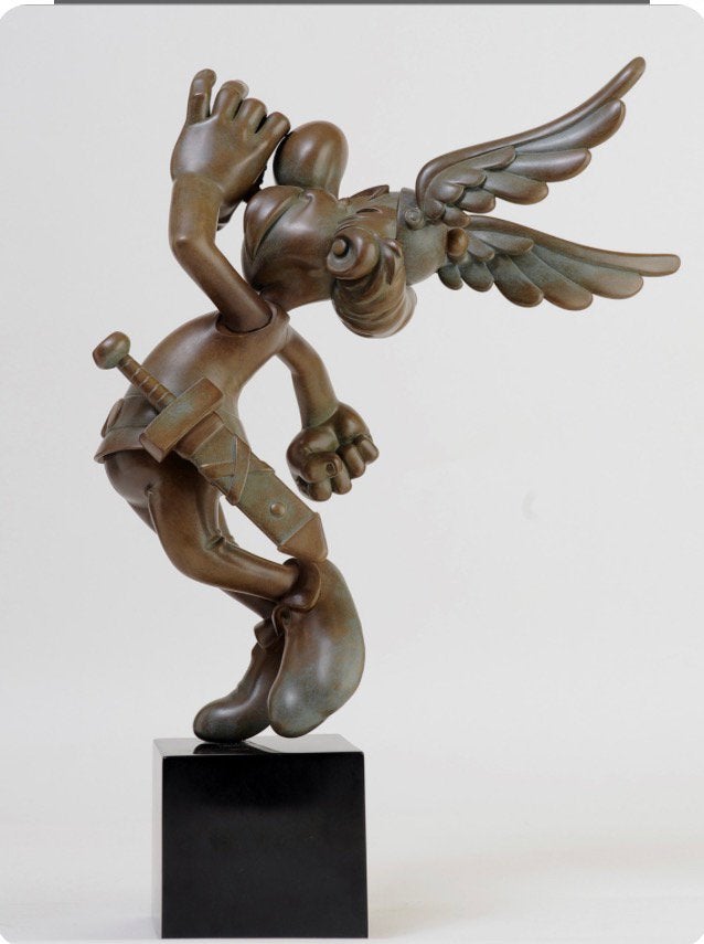 Boulesteix Asterix (no tintin), Antiek en Kunst, Kunst | Beelden en Houtsnijwerken, Ophalen