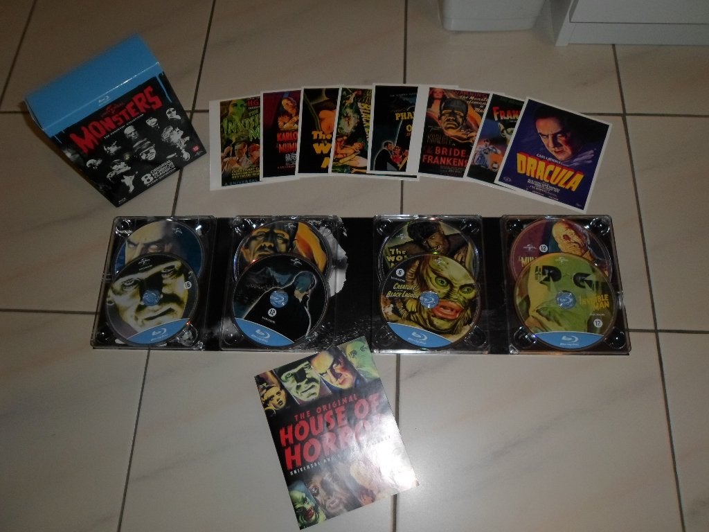Blu-ray box Monsters, Ophalen, Zo goed als nieuw, Blu-ray, Horror