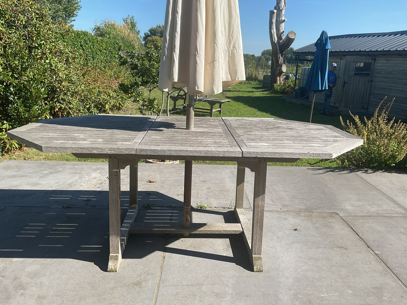 Teaktafel, Jardin & Terrasse, Enlèvement, Utilisé