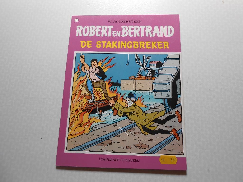 Robert en Bertrand 15 De duistere machten 1976 ste druk., Willy Vandersteen, Eén stripboek, Nieuw, Ophalen of Verzenden