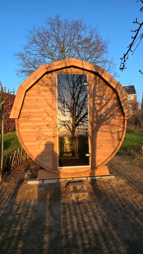 2M Barrel Sauna Gratis Levering en Plaatsing, Ophalen of Verzenden