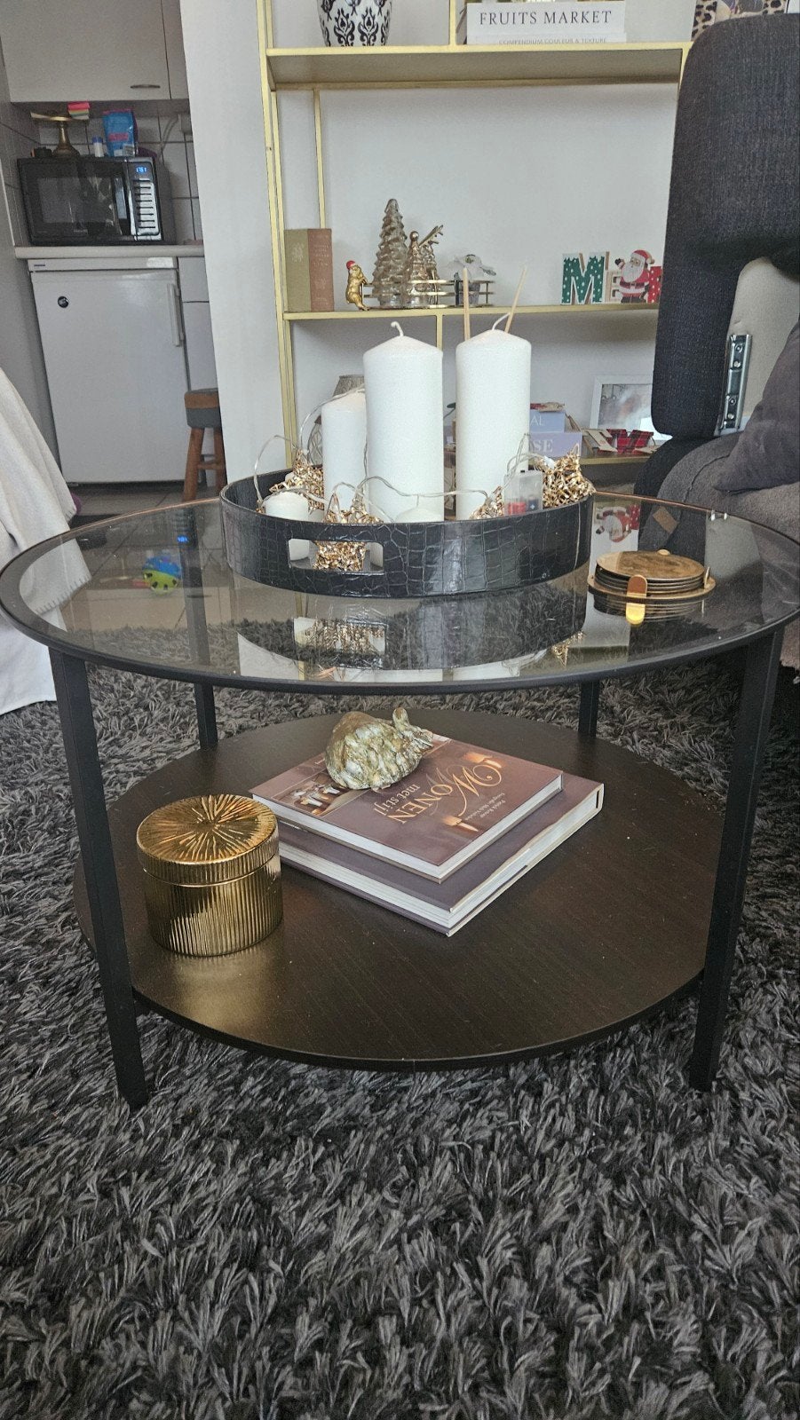 salontafel, Huis en Inrichting, Ophalen, Rond