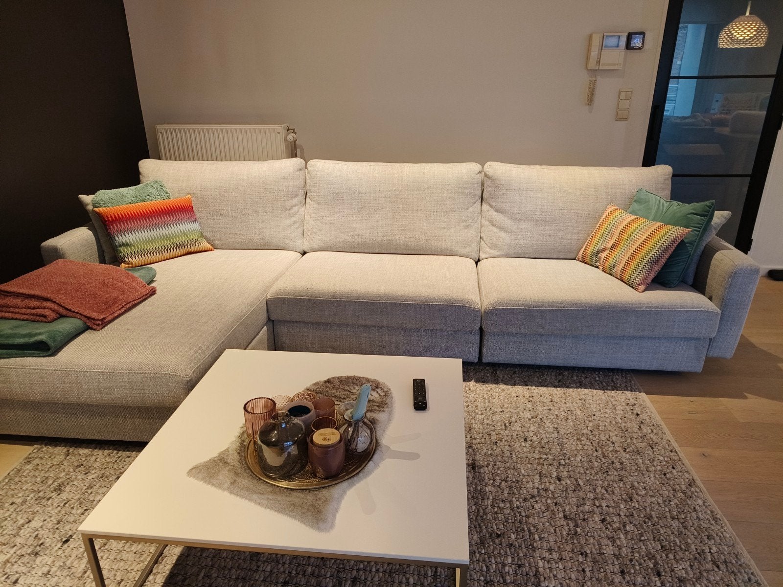 wollen tapijt 200 x 250 cm, Ophalen, 200 cm of meer, Zo goed als nieuw, 200 cm of meer
