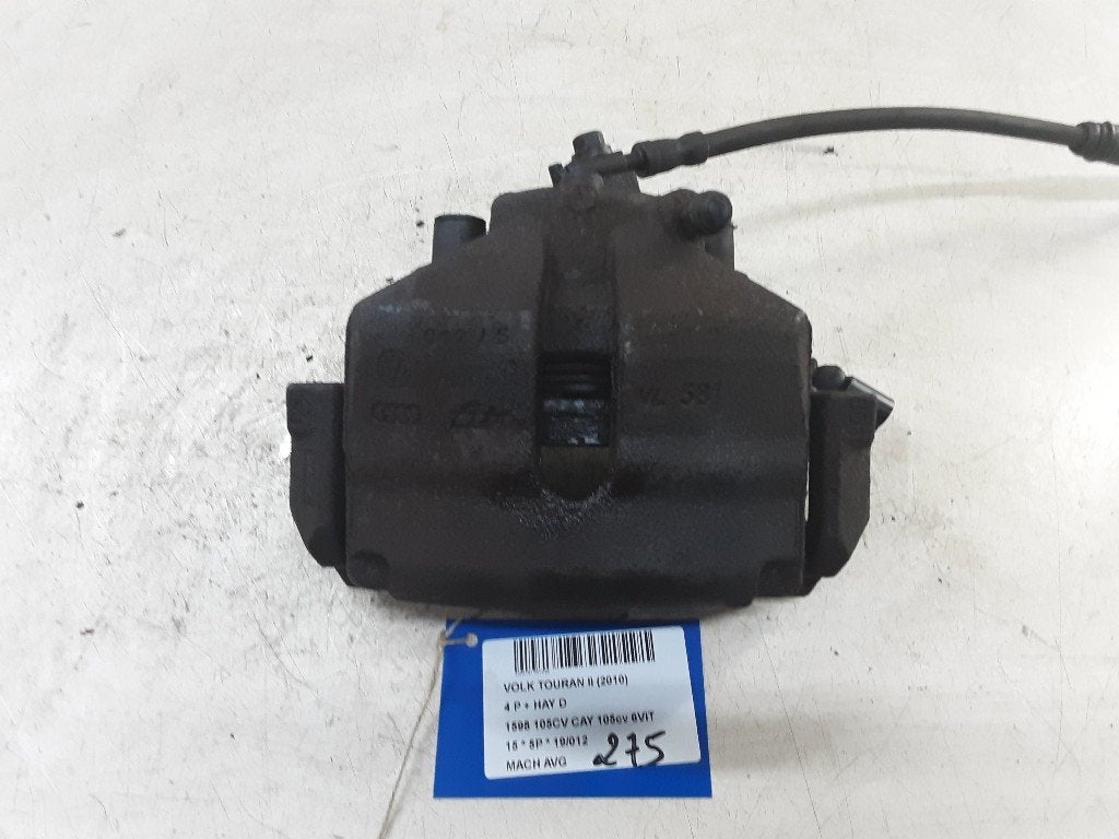ETRIER DE FREIN AVANT GAUCHE Volkswagen Touran (1T1 / T2), Utilisé, Volkswagen