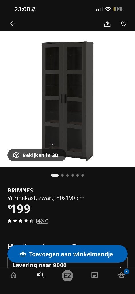 BRIMNES kast, Huis en Inrichting, Kasten | Overige, Ophalen, Zo goed als nieuw
