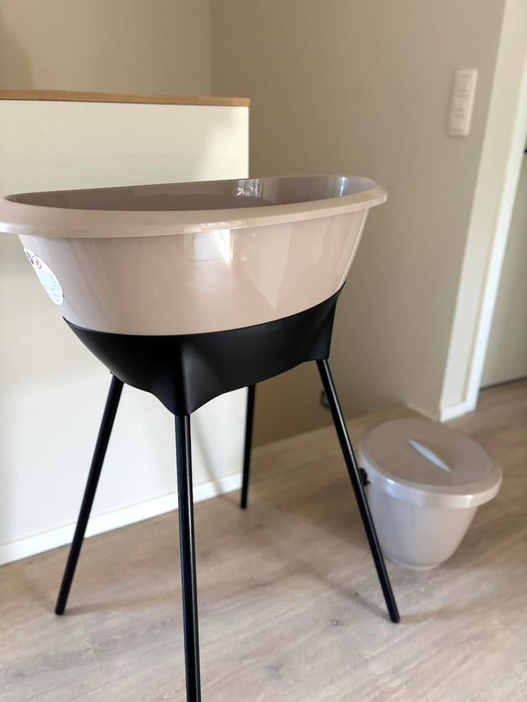 Badset Taupe, Kinderen en Baby's, Badjes en Verzorging, Ophalen, Zo goed als nieuw, Badje