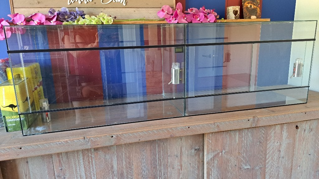 Terrarium/gerbilarium/glazen kooi voor knagers, Dieren en Toebehoren, Knaagdieren en Konijnen | Hokken en Kooien, Kooi, Gebruikt