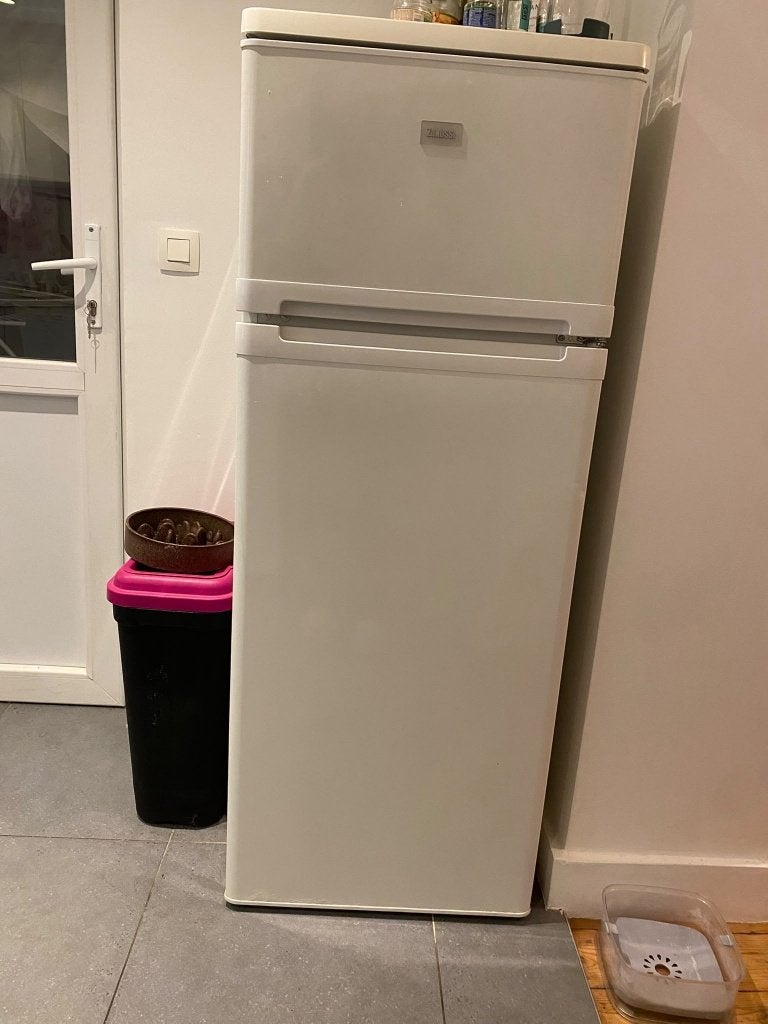 Frigo Zanussi, Elektronische apparatuur, Ophalen, Gebruikt, 120 tot 140 cm, 45 tot 60 cm