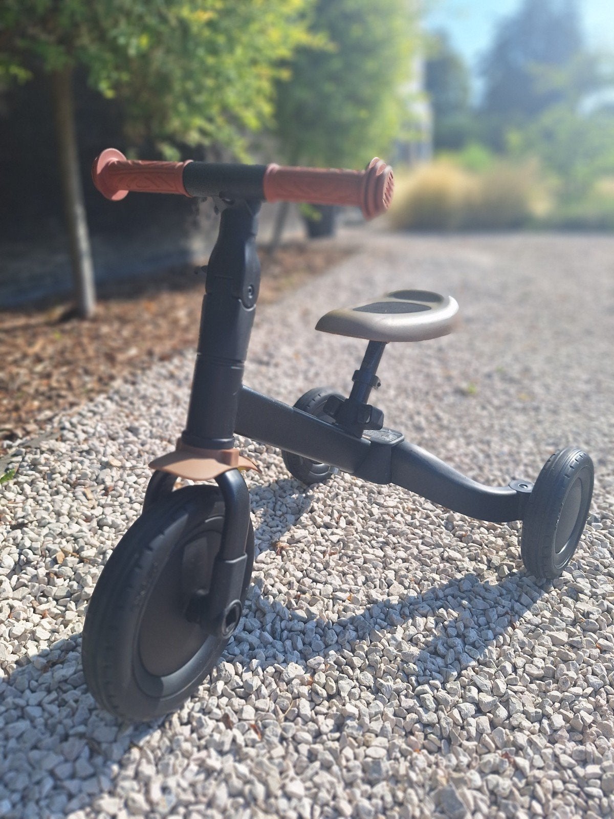 2 in 1 driewieler - loopfietsje, uitklikbare pedalen, Ophalen