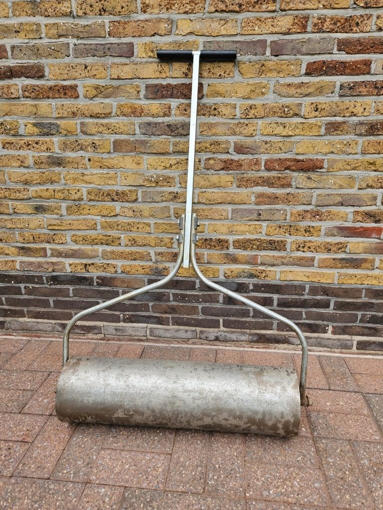 Inox / beton Grasrol van 74cm breed, Ophalen, Gebruikt, Overige soorten