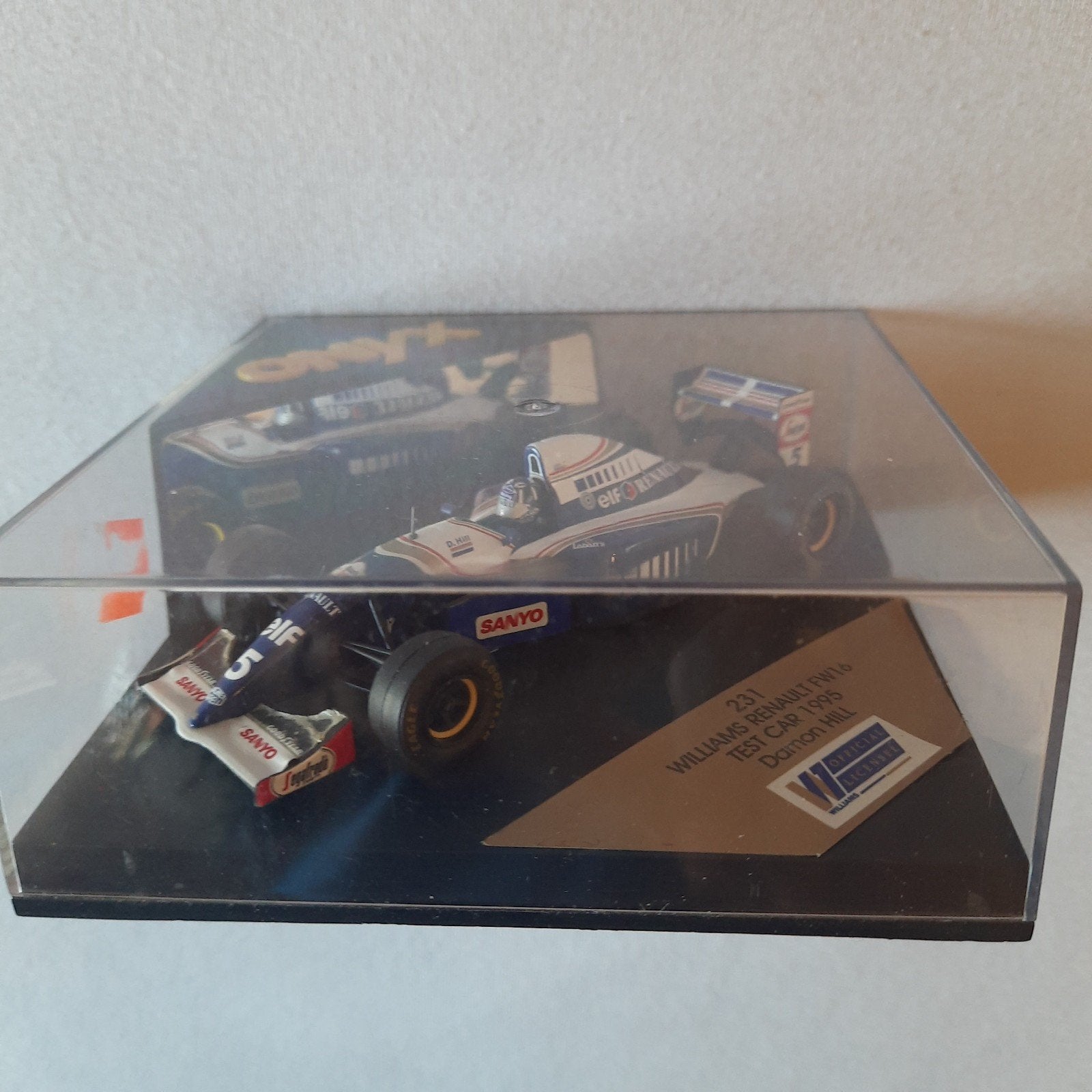 ONYX 1:43 *n 231* VOITURE D'ESSAI WILLIAMS RENAULT FW16 DAM, Enlèvement, Neuf, Voiture, Autres marques