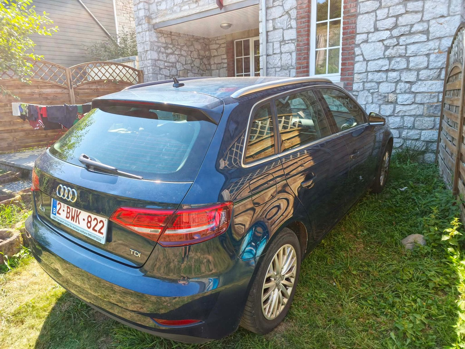 Audi a3 sportback 2017 euro6B 1.6 tdi 190 000km, Elektrisch, Particulier, Te koop, A3