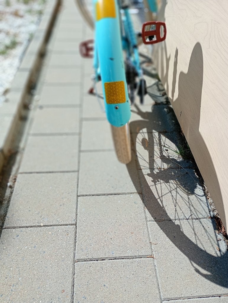 Fiets te koop kinderfiets blauw +-;voor kind van 10 jaar, Ophalen, Gebruikt, Schijfrem, 1 kind