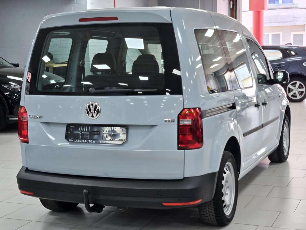 Volkswagen Caddy 2.0TDi Cuir Sensors Clim Cruise Attache Cd, Autos, Cuir, Autres modèles, Achat, Euro 6