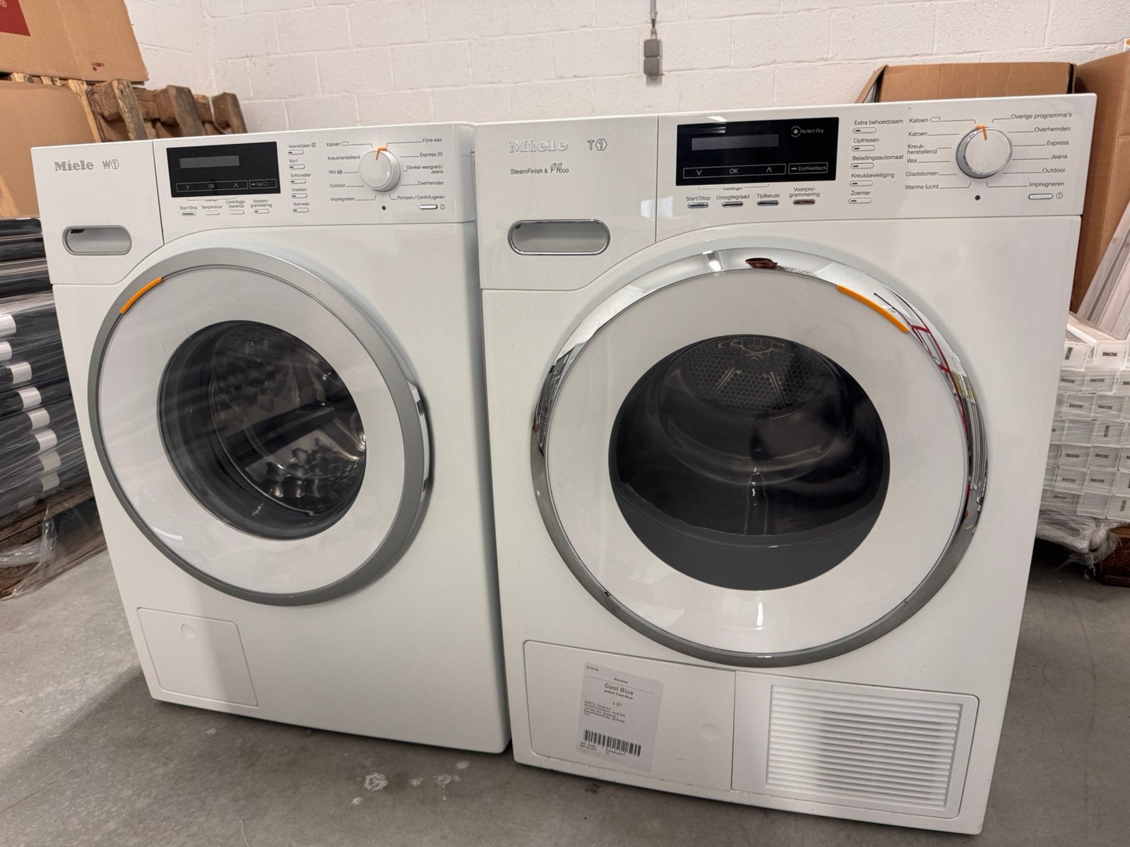 Lave linge et seche linge MIELE, Electroménager, Lave-linge, Reconditionné, Chargeur frontal, 8 à 10 kg, Moins de 85 cm, 1200 à 1600 tours