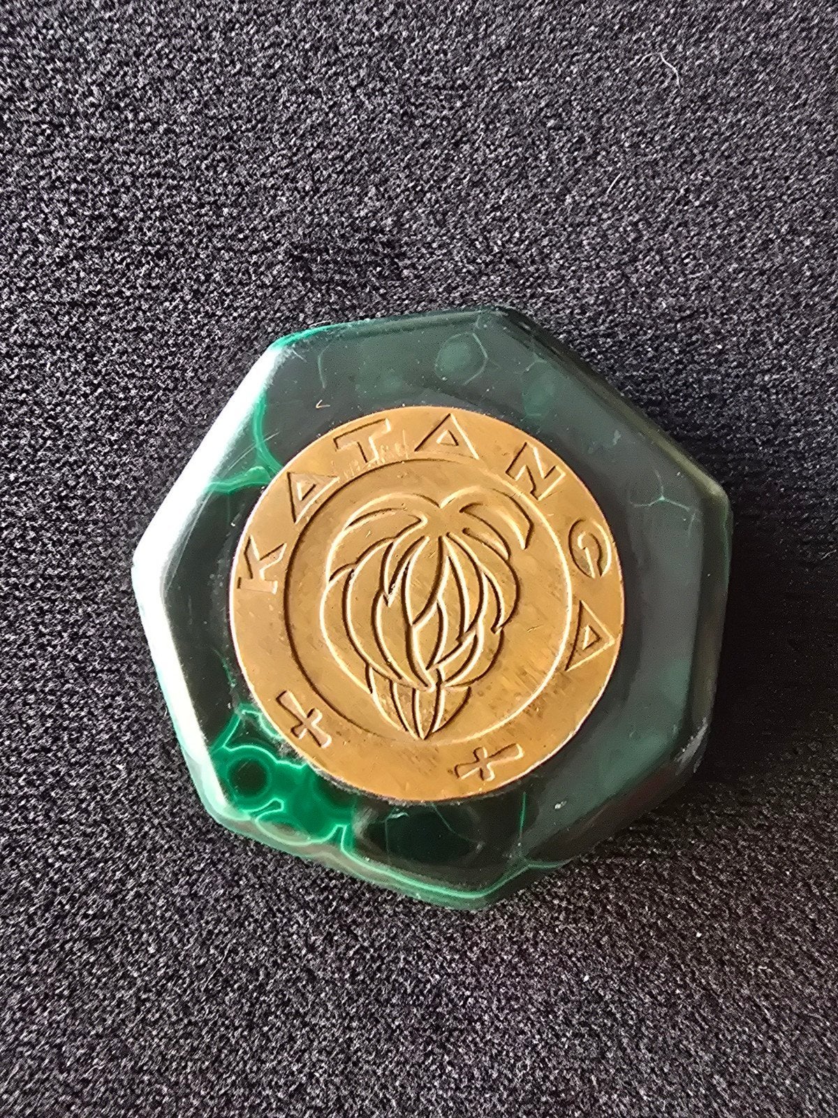 Malachite médaille monnaie Katanga 1961 banque nationale, Enlèvement ou Envoi