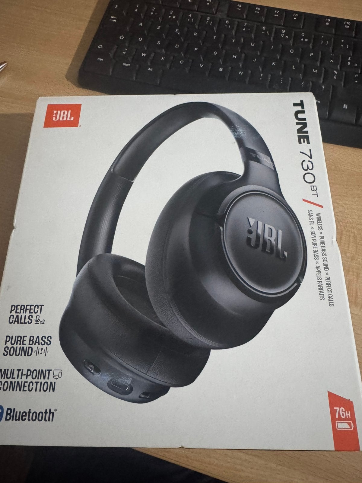 Jbl Tune 730BT Nieuw in de doos, Audio, Tv en Foto, Hoofdtelefoons, Ophalen of Verzenden, Zo goed als nieuw, JBL