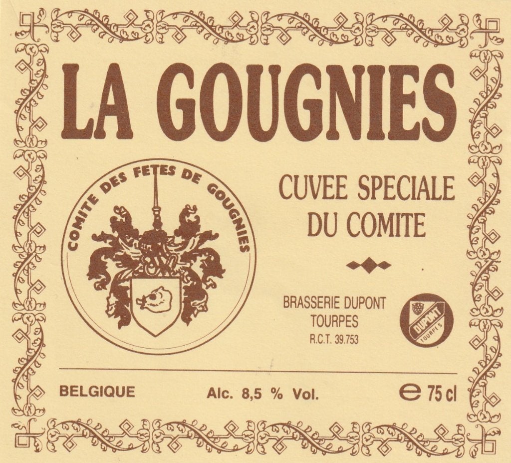 bieretiket België Dupont Tourpes : La Gougnies, Verzamelen, Verzenden, Gebruikt, Overige typen, Overige merken