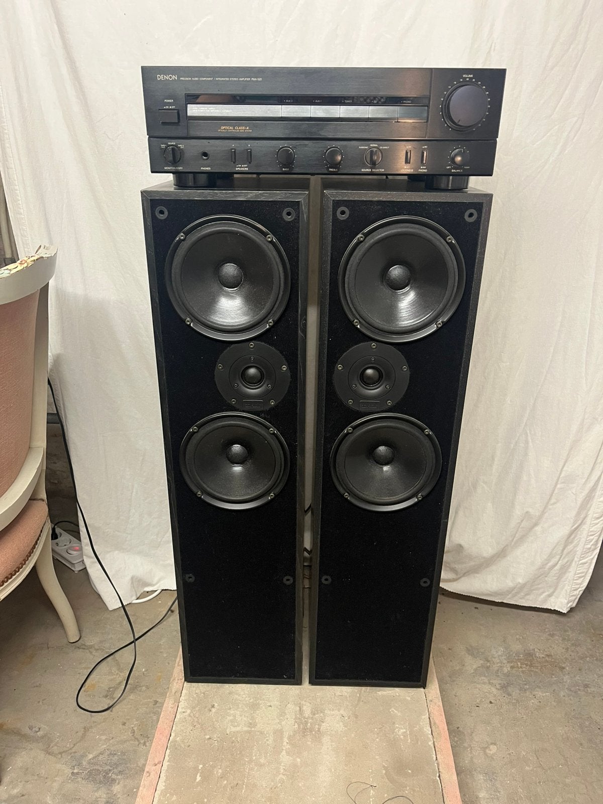 Dali104 luidsprekers, Denon versterker, Technics platenspele, TV, Hi-fi & Vidéo, Enlèvement, Dali