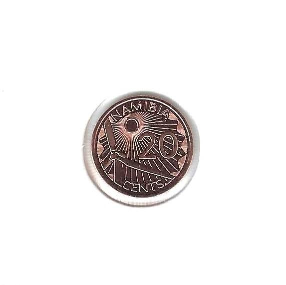 Namibië, 20 Cents 2025., Postzegels en Munten, Munten | Afrika, Ophalen of Verzenden, Overige landen, Losse munt