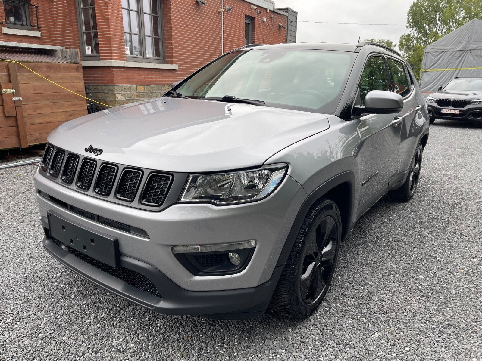 Jeep Compass zwarte editie 
Jaar 2019, Auto's, Voorwielaandrijving, Leder en Stof, Compass, Multifunctioneel stuurwiel