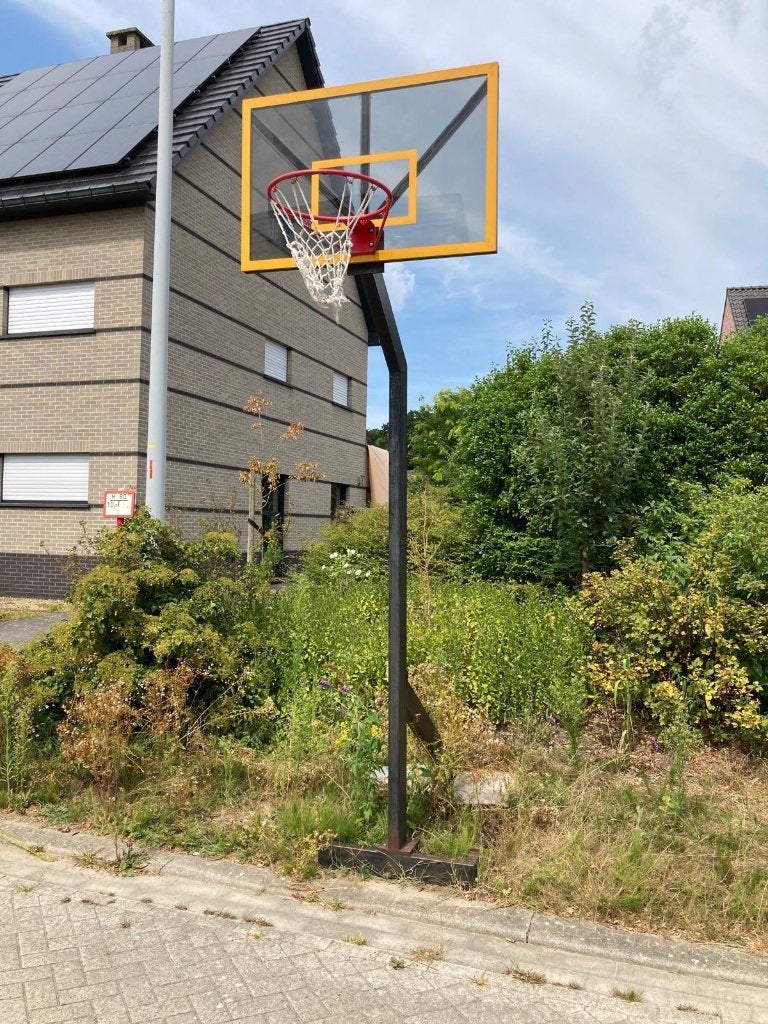 basketbalpaal met ring, Sport en Fitness, Basketbal, Ophalen, Gebruikt, Ring, Bord of Paal