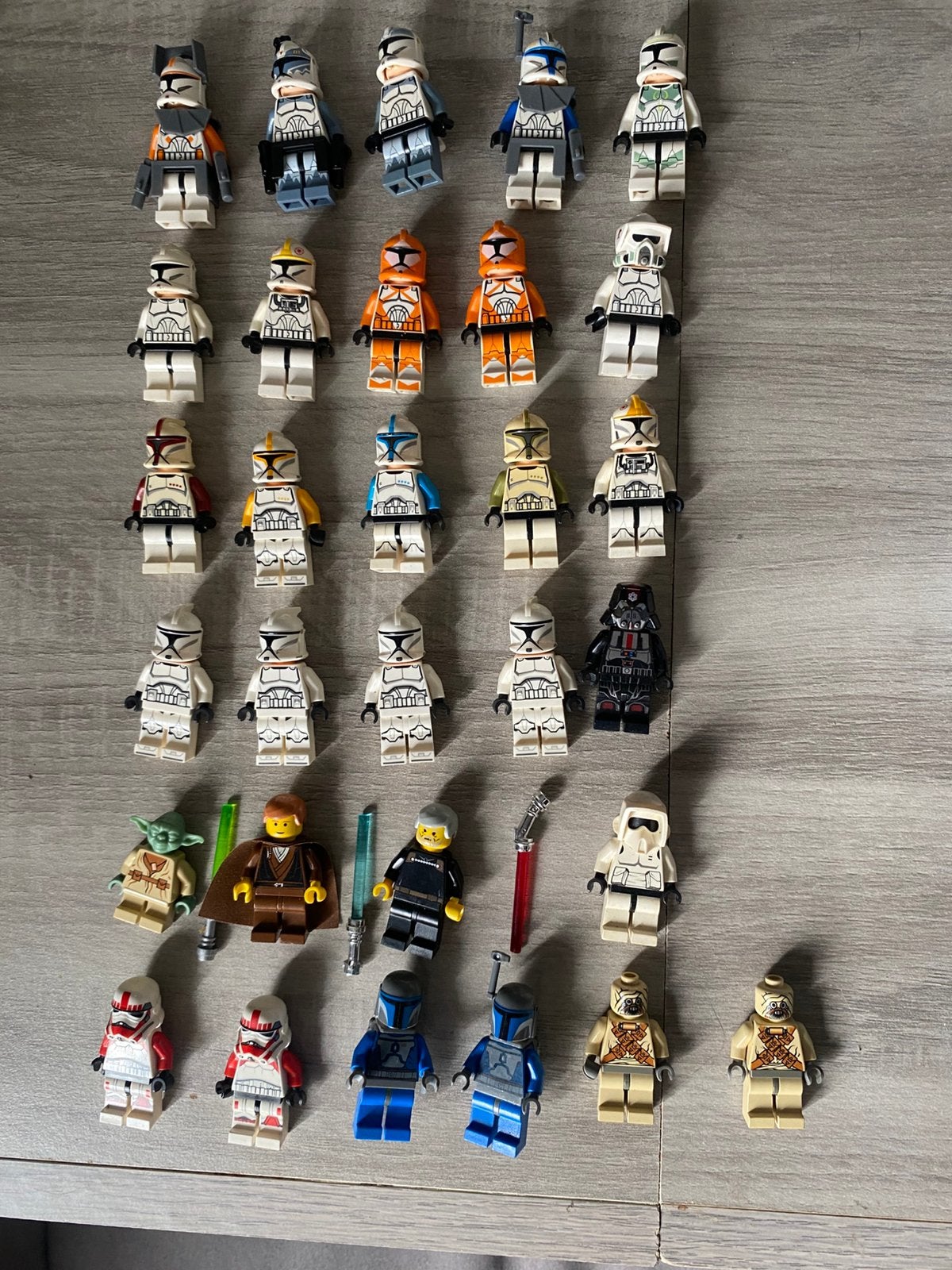 Lego star wars minifiguren lot, Verzamelen, Ophalen of Verzenden, Zo goed als nieuw