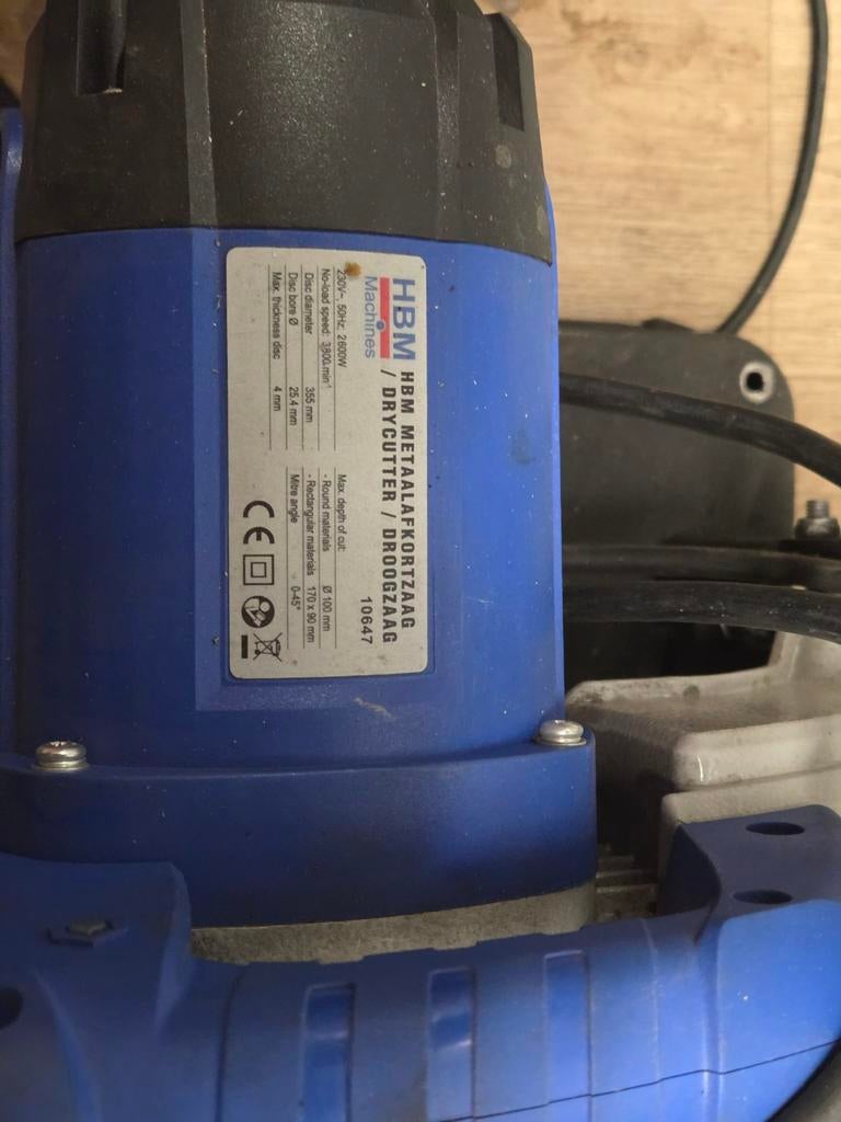 Afkortschijf metaal, Doe-het-zelf en Bouw, Gereedschap | Freesmachines, Ophalen