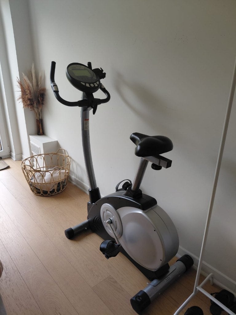 Hometrainer Domyos, Sport en Fitness, Fitnessapparatuur, Ophalen, Zo goed als nieuw, Metaal, Benen