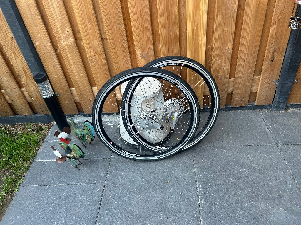Set Wielen 28 inch achterwiel 8 NEXUS versne. rollerbrake, Fietsen en Brommers, Wiel, Gebruikt, Ophalen of Verzenden, Shimano Nexus 8 versnellingen