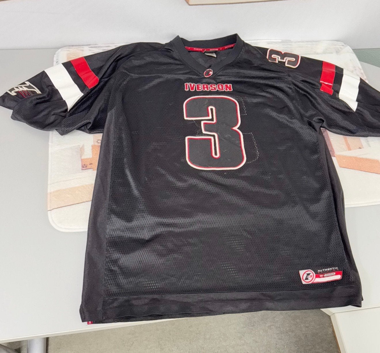 Maillot de basket vintage Allen Iverson #3 Limited Reebok XL, Collections, Enlèvement ou Envoi, Comme neuf, Maillot