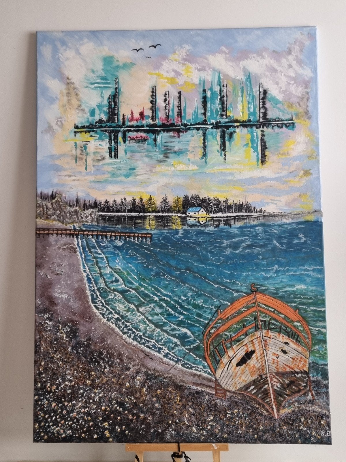 Handgemaakte canvasprint, Ophalen