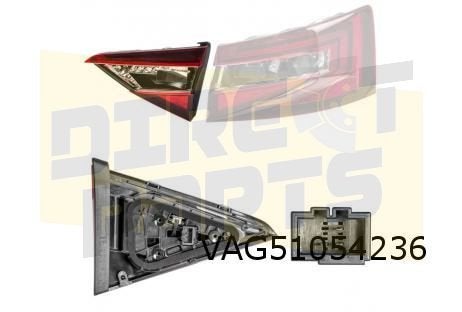 Skoda Superb (3/15-9/19) Achterlicht Rechts binnen (donker), -, Verzenden, -, Nieuw