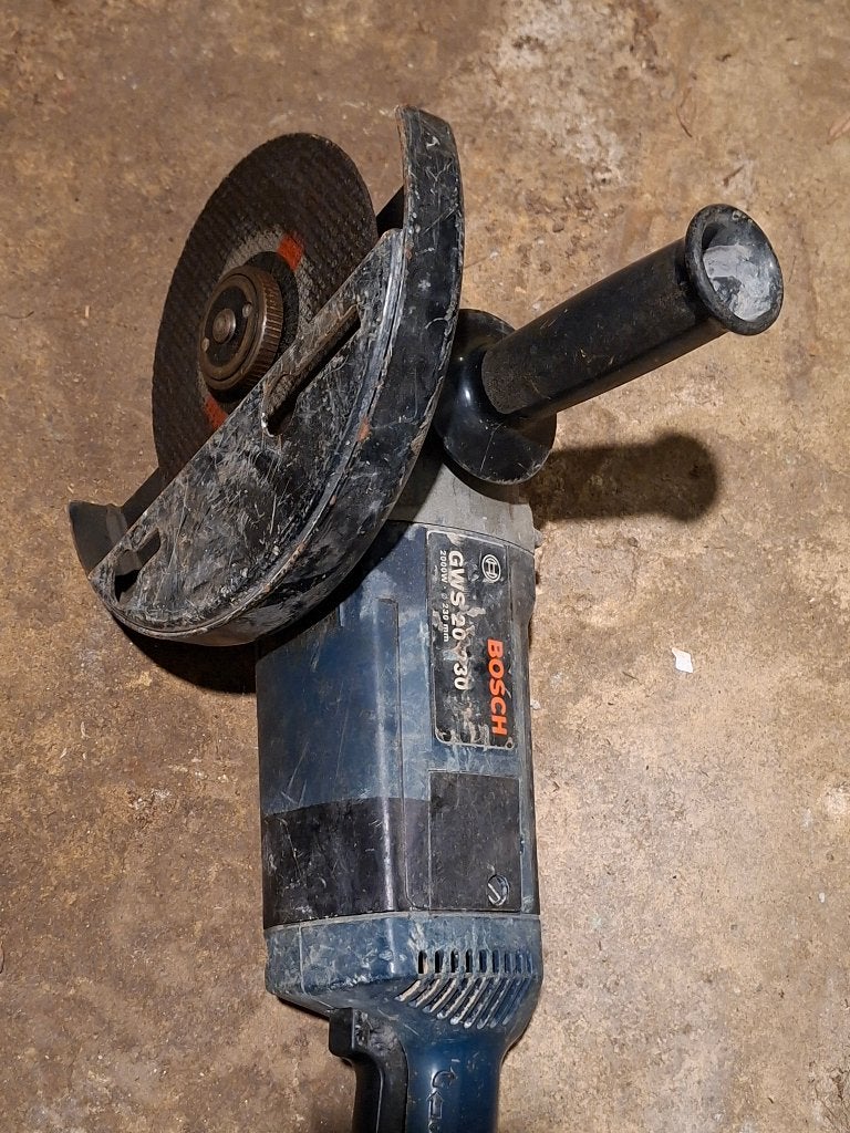 Bosch GWS 20-230 - 2000 W 230 mm slijpmachine, Ophalen of Verzenden, Gebruikt, 1000 watt of meer, Haakse handslijpmachine