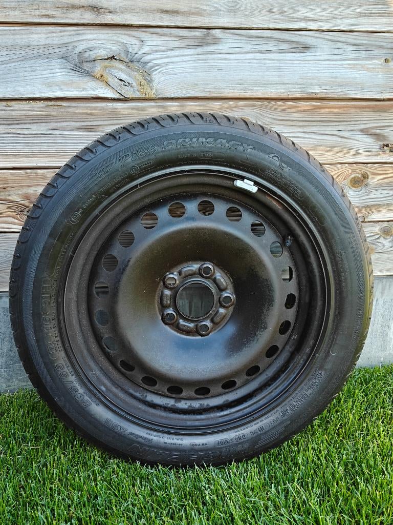 Stalen velg met zomerband steek 5*108, Auto-onderdelen, Ophalen, Gebruikt, Velg(en), 16 inch