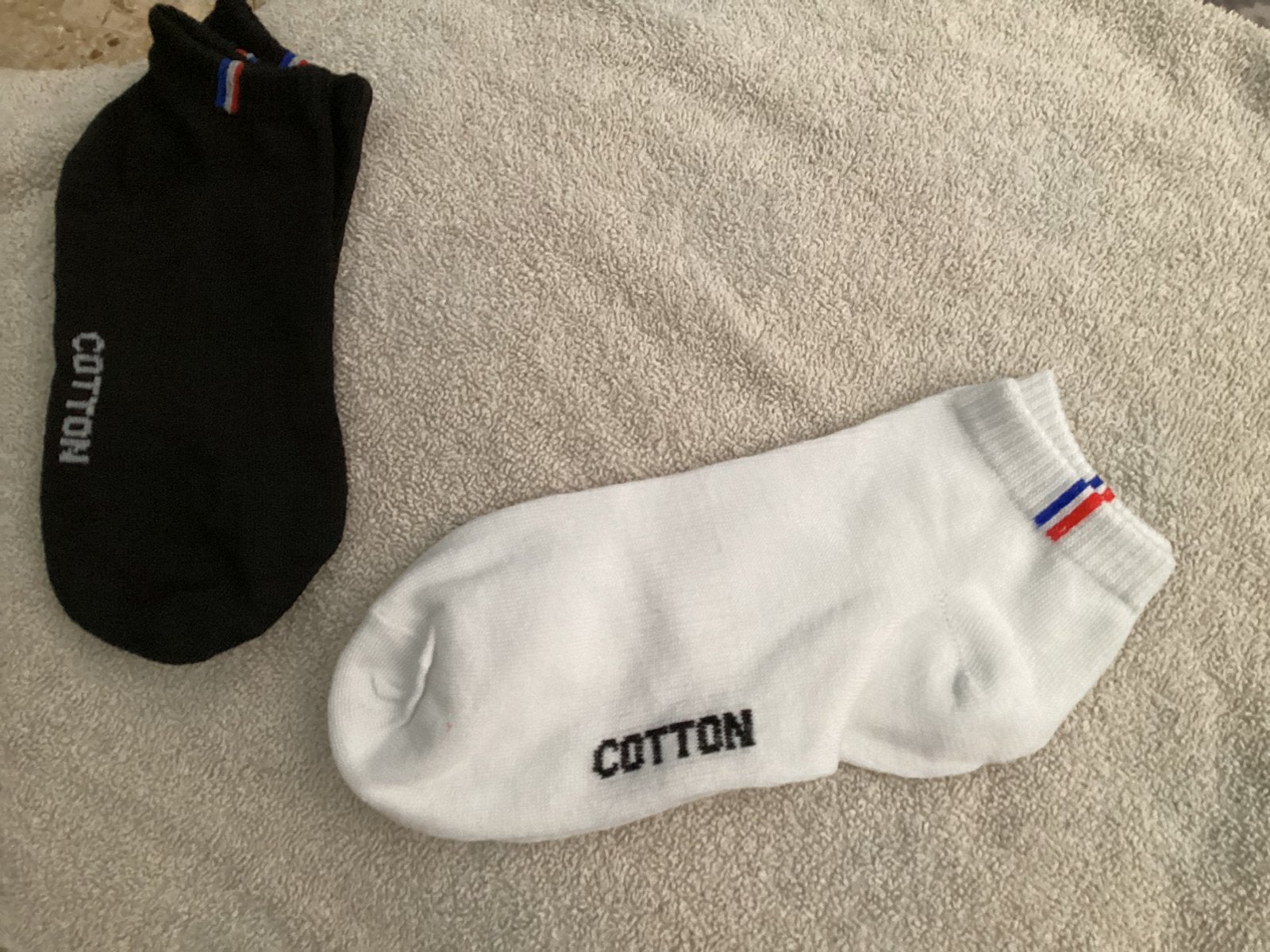 Chaussette coton, Enlèvement, Neuf, Noir, Socquettes et Bas genoux