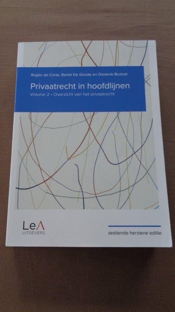 Privaatrecht in hoofdlijnen Volume 2, Boeken, Ophalen of Verzenden, Nieuw, Overige onderwerpen