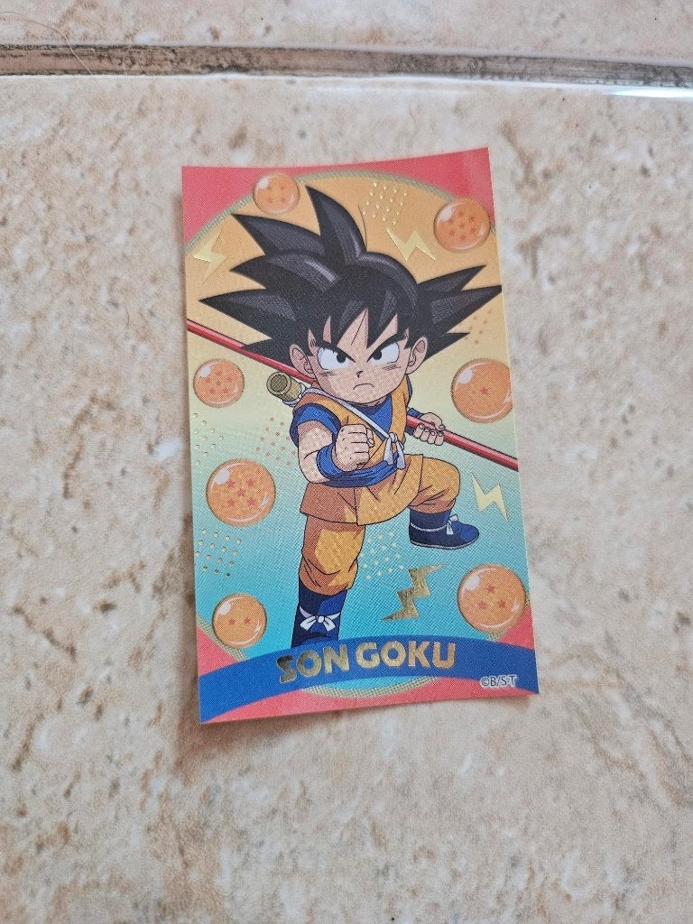 sticker anime uit Japan van Dragonball Daima Goku Kid, Ophalen of Verzenden, Zo goed als nieuw, Film, Tv of Omroep