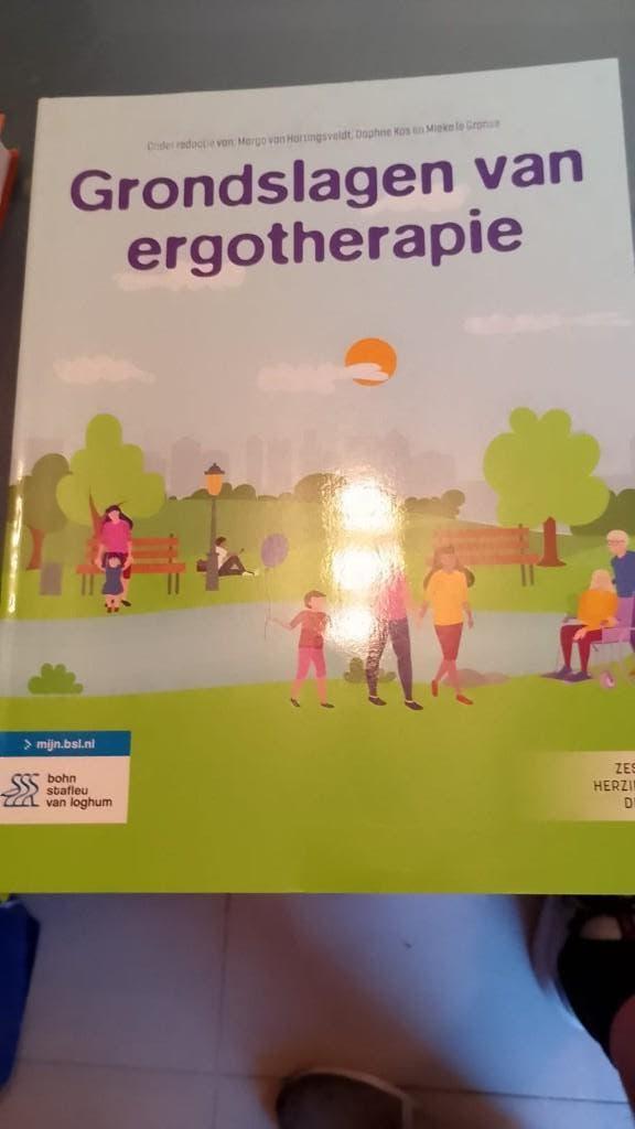 grondslagen van ergotherapie - 6e herziene druk, Boeken, Studieboeken en Cursussen, Ophalen of Verzenden