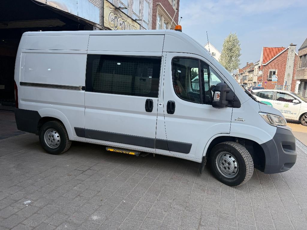 Fiat Ducato 2.0JTD 2016*1stehands*Netto 8058**, Auto's, Wit, Bedrijf, Grijs, Parkeersensor