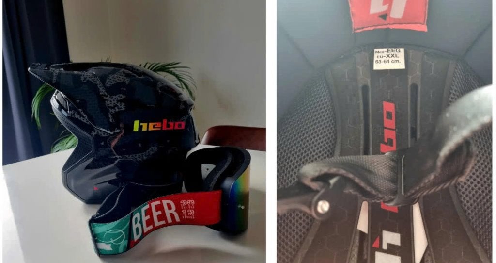 Hebo zone pro helm, Envoi, XXL, Casque off road