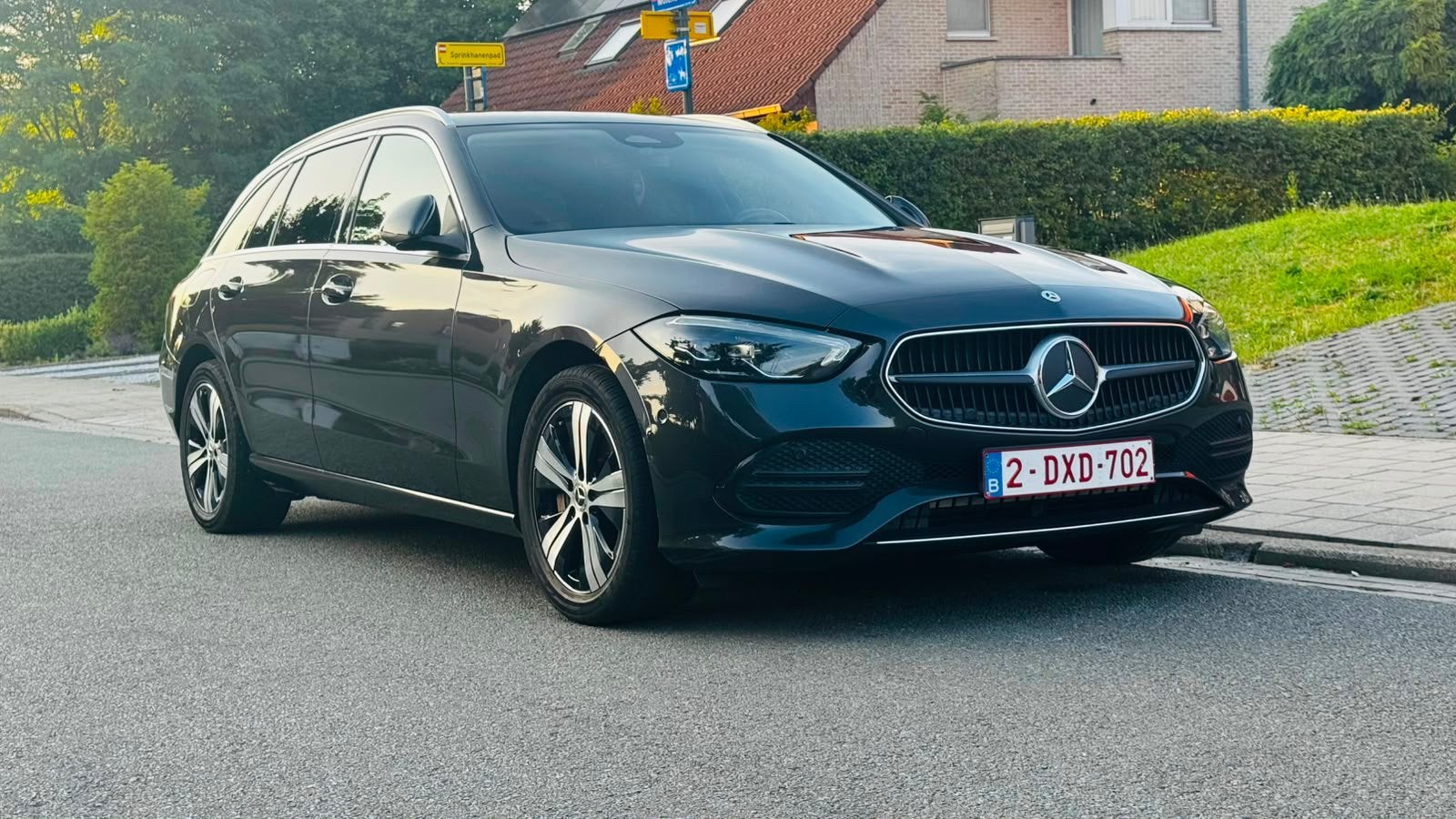 Mercedez C-klasse Estate 300 e Reality LED HUD Camera 2022, Auto's, 4 deurs, Leder en Stof, Te koop, 1999 cc