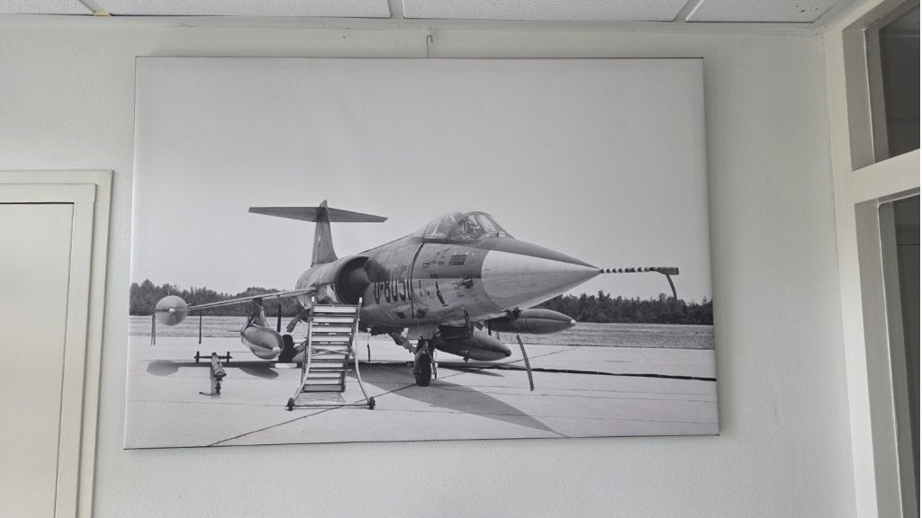 01 - Canvas doek Lockheed F-104 Starfighter 120x80cm