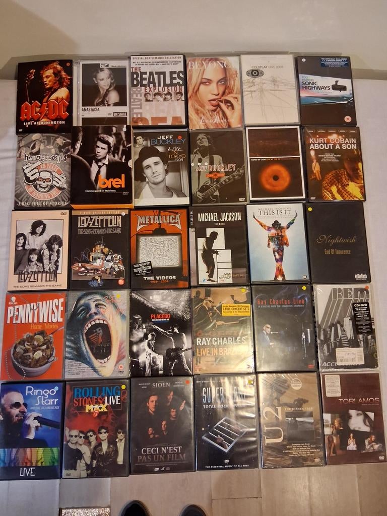 Pakket muziek-dvd´s, uitkiezen!, Tous les âges, Enlèvement ou Envoi, Comme neuf, Musique et Concerts