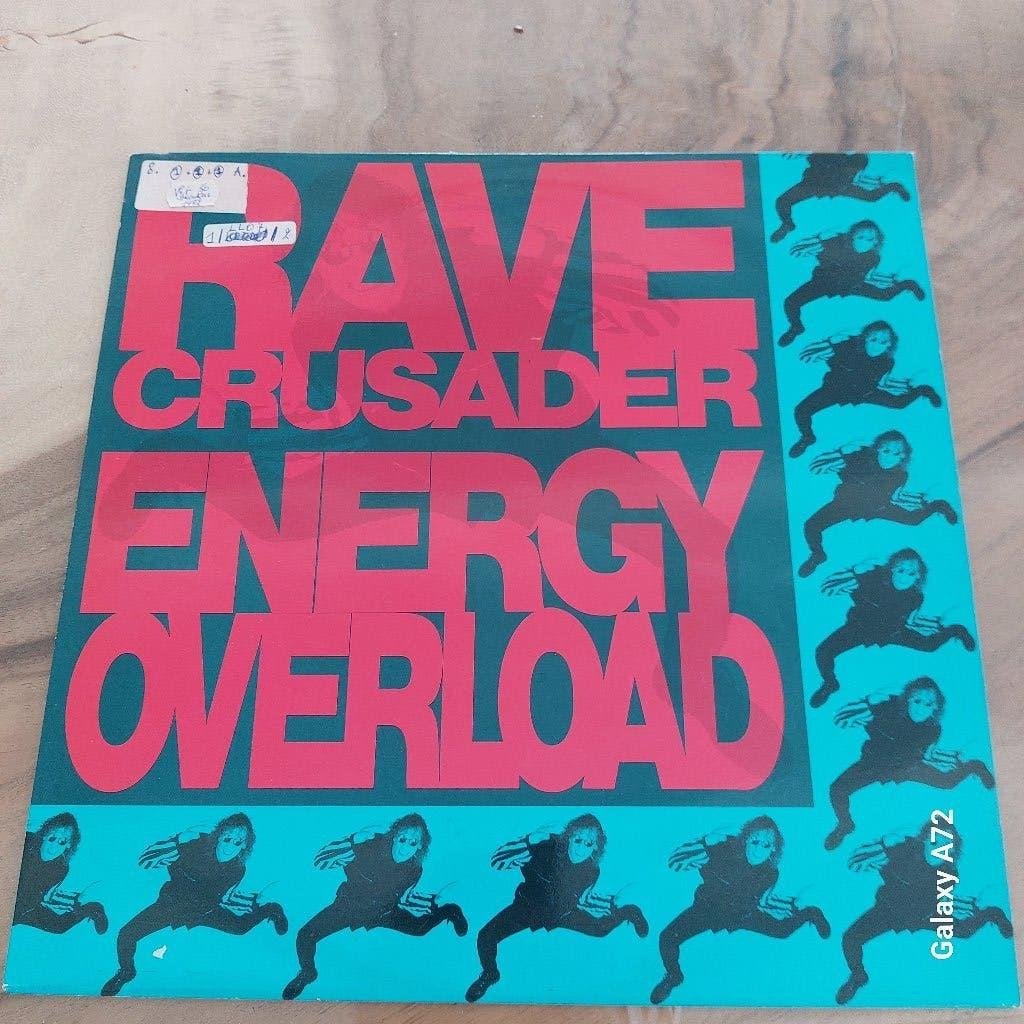 rave crusader energy overload 12 inch maxi, Cd's en Dvd's, Vinyl | Dance en House, Gebruikt, Hardcore, Ophalen of Verzenden, 12 inch