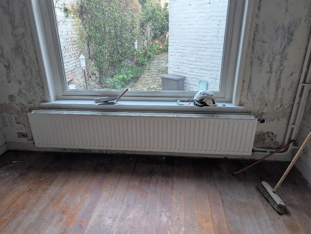 Radiator 2m55 x 45cm, Doe-het-zelf en Bouw, Verwarming en Radiatoren, Ophalen, 30 tot 80 cm, Gebruikt, Radiator