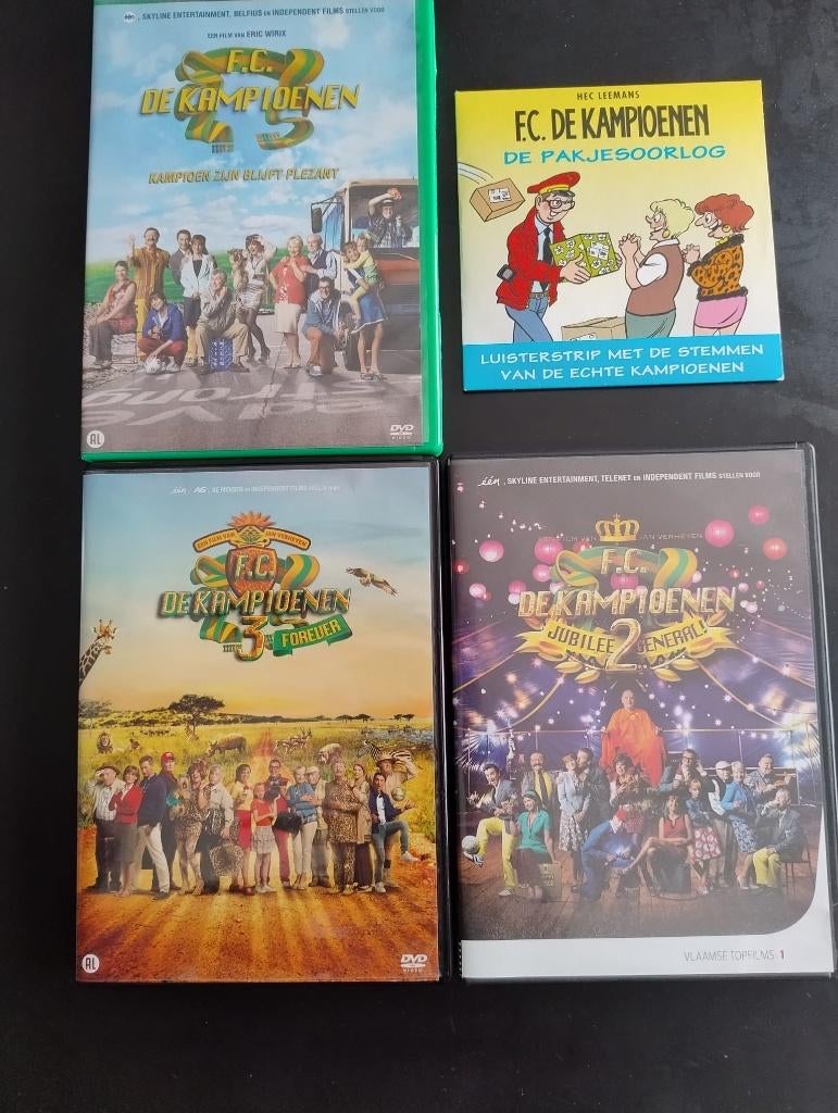 DVD Lot FC De Kampioenen, Tous les âges, Enlèvement, Utilisé, Comédie