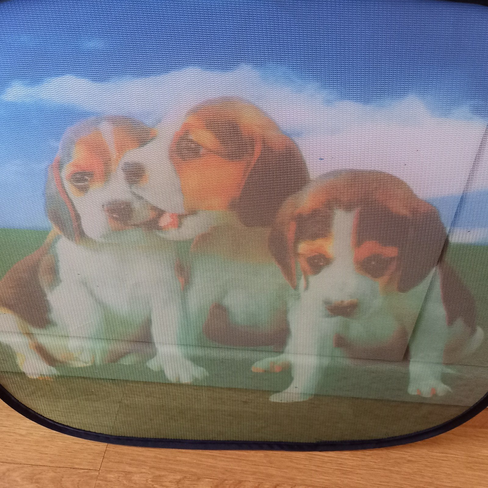 PARASOLS ESCAMOTABLES AVEC CHIOTS., Enlèvement ou Envoi